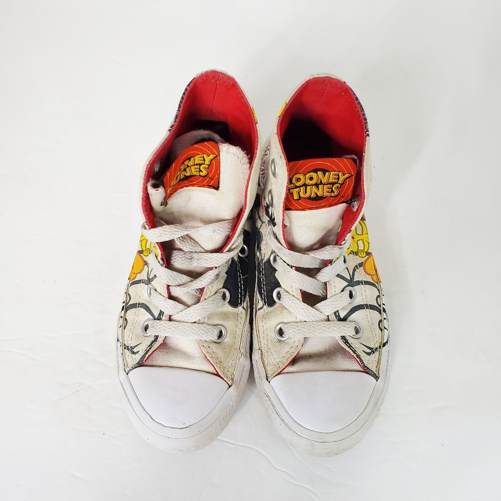 Limited Looney Toons Converse Hi Top Tweety Kid 11 - Picture 3 of 10